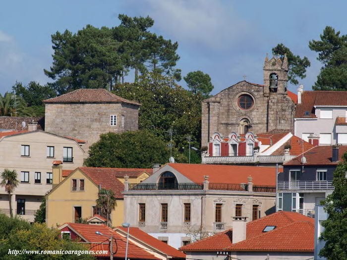 DETALLE DE LA IGLESIA DESDE LA PLAYA